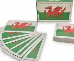 Wales Flag Playing Cards/Cardiau Chwarae!