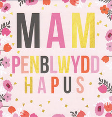 Penblwydd Hapus Mam