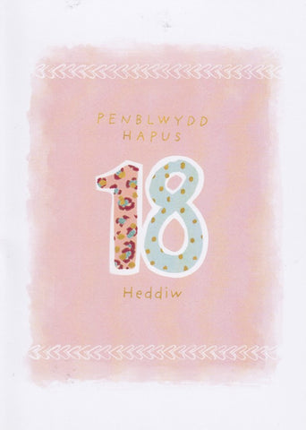 Penblwydd Hapus - 18