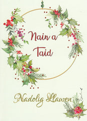 Nadolig Llawen Nain a Taid