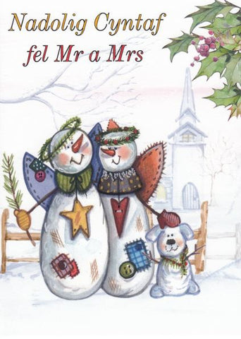 Nadolig Cyntaf fel Mr a Mrs